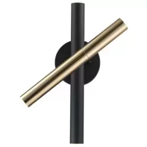 Image of Zumalinelighting - Zumaline Loya Integrated LED Wall Lamp, French Gold