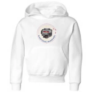 Image of Captain Marvel Pager Kids Hoodie - White - 7-8 Years - White