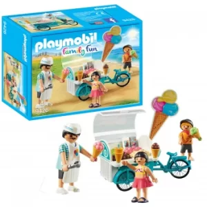 Image of Playmobil Family Fun Ice Cream Cart (9426)