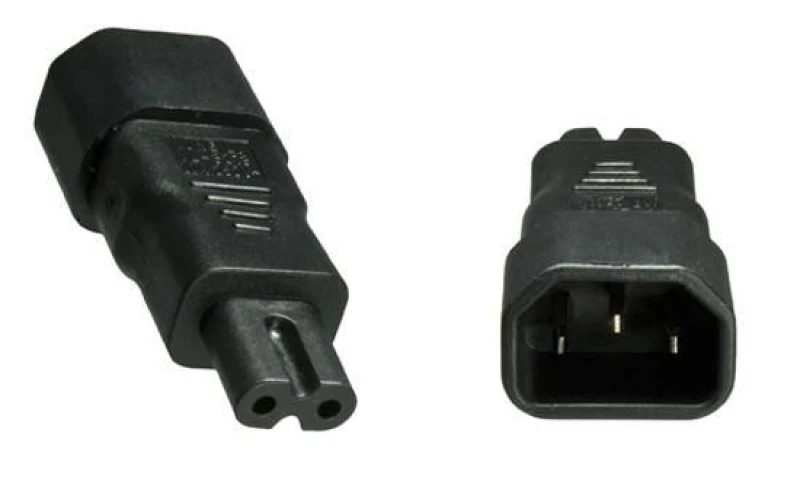 Image of Microconnect PE147AD cable gender changer C14 C7 Black