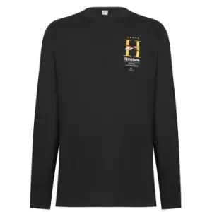 Image of Reebok Hotel Long Sleeve T Shirt Mens - Black
