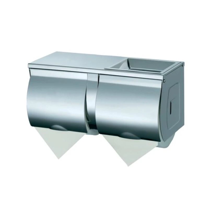 Image of Double Toilet Roll Holder Stainless Steel WRJZH210W1
