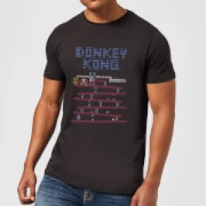 Image of Nintendo Retro Donkey Kong Mens Black T-Shirt - S - Black