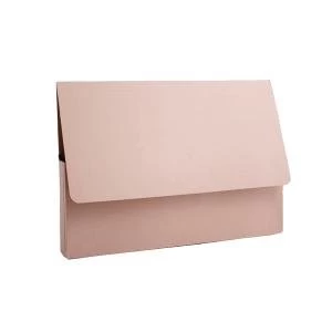 Image of Exacompta Guildhall Document Wallet 285gsm A4 Buff Pack of 50