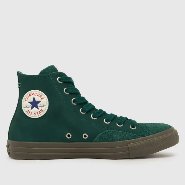 Image of Converse all star hi trainers in dark green Dark Green UK 9 (EU 42)
