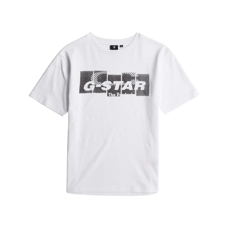 Image of G-Star Kid's T-Shirt G-Star boxy Blanc Unisex 16 ans