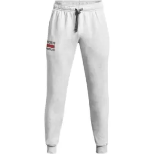 Image of Under Armour Fleece Sign Jogging Bottoms Mens - Grey