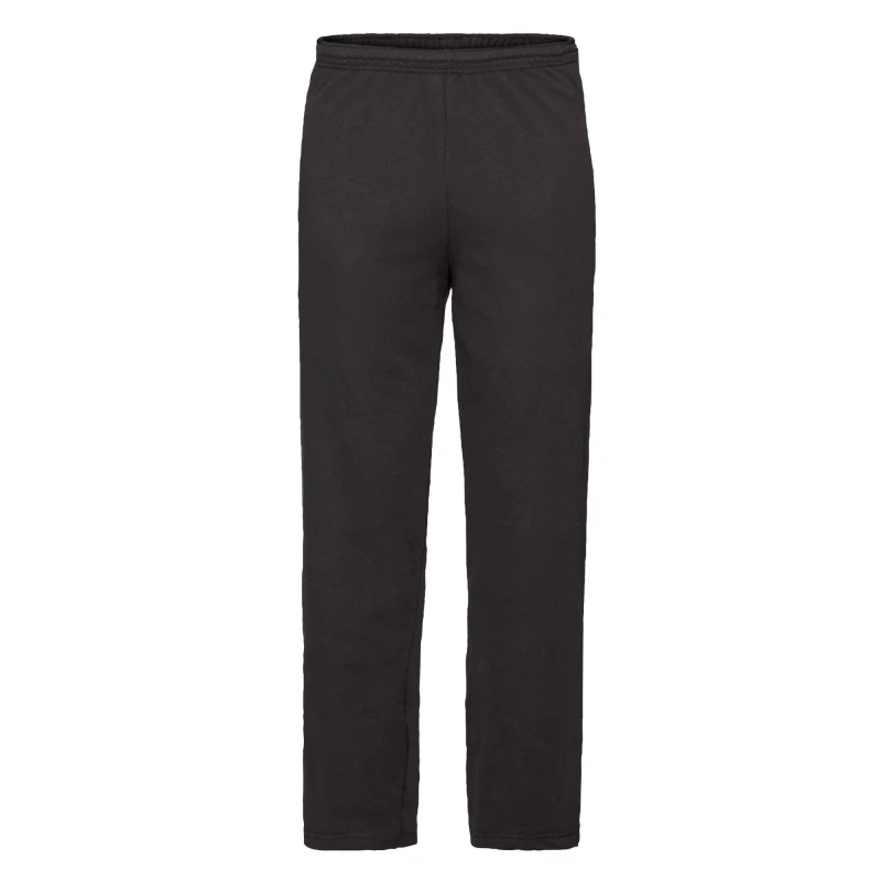 Image of Fruit Of The Loom Fruit of the Loom Men Lightweight Jogging Bottoms in Black Size: Small Black S Male 5063470402670