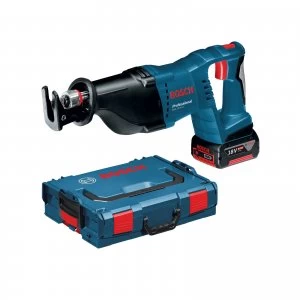 Image of Bosch GSA 18V-LI 18v Cordless Reciprocating Saw 2 x 5ah Li-ion Charger Case