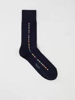 Image of Ps Paul Smith Single Stripe Socks - Navy