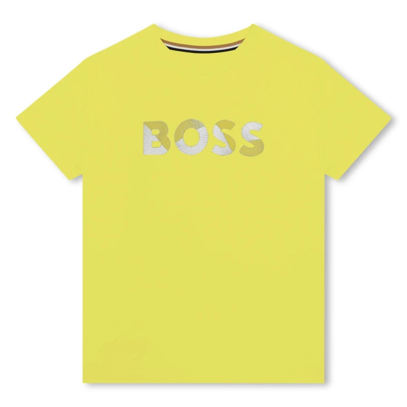 Image of Boss Short Sleeve T-Shirt Juniors - Yellow Yellow 4 - 5 Years