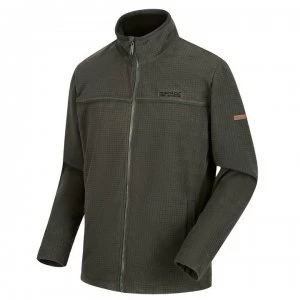 Image of Regatta Earvin Full Zip Fleece - Dark Khaki