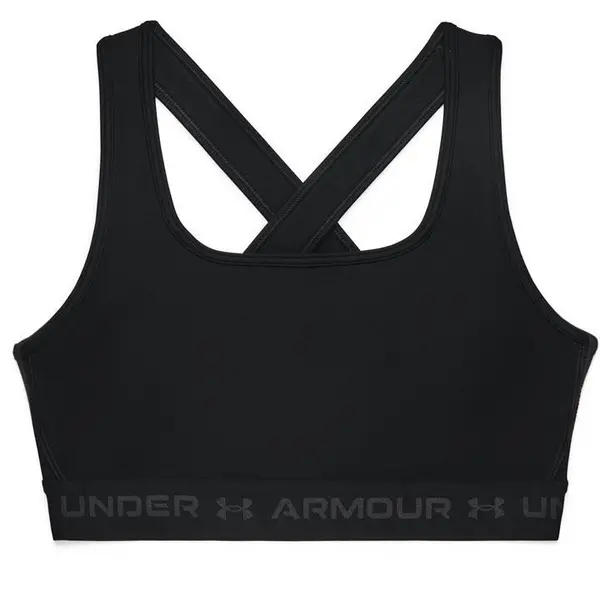 Image of Under Armour Armour Medium Support Crossback Bra Womens - Black 10