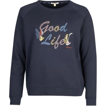 Image of Barbour Rockcliffe Sweatshirt - Navy