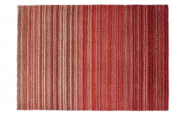 Image of Origins Fine Stripe Rug - 160x230cm - Red