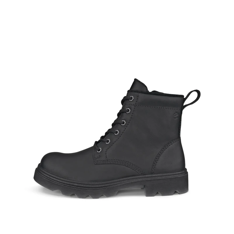 Image of Ecco Grainer Leather Womens Ankle Boots - Black - Size:UK 7.5