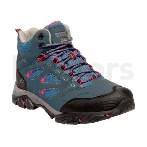 Image of Regatta Lady Holcombe Iep Mid Ankle Boots - Blue/Grey/Pink