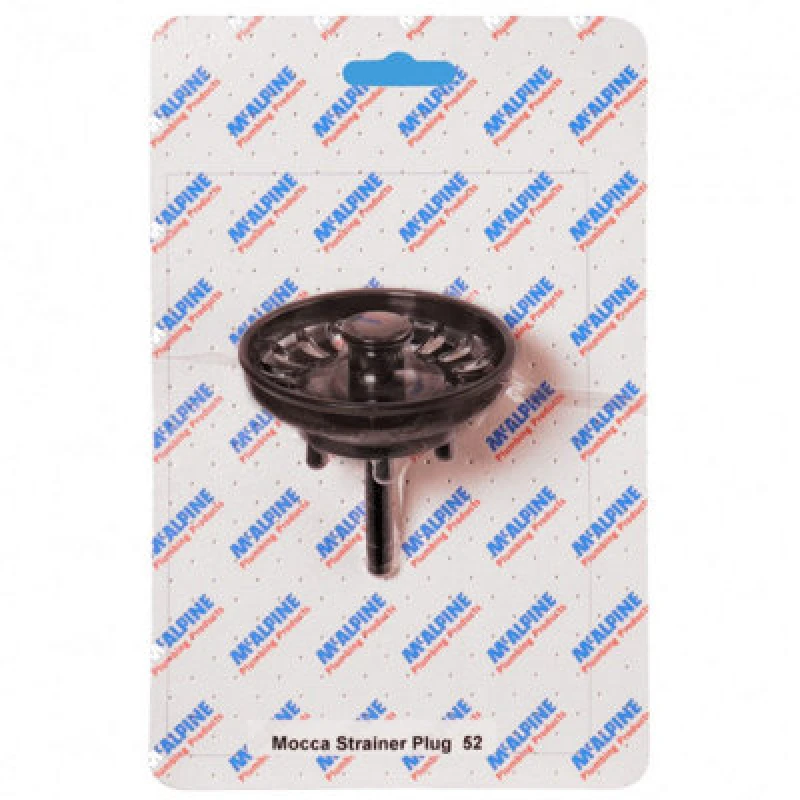 Image of Mcalpine Card-52 Mocca Strainer Plug - Bsktop-Asmo