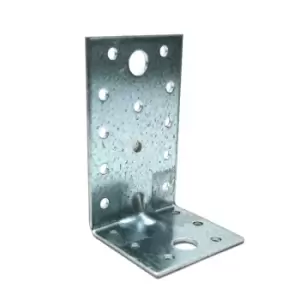 Image of Corner Angle Bracket kpw Heavy Duty Brace Reinforced diy Project - Size 90x50x55x2.5mm - Pack of 30