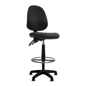 Image of Java - D High Back Draughtsman Chair - Black