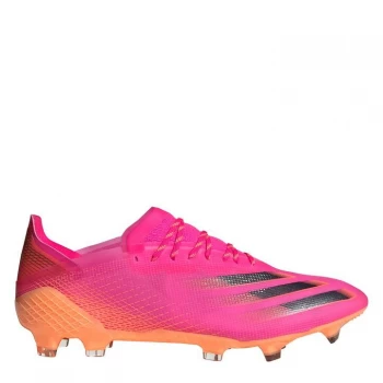 Image of adidas X Ghosted.1 FG Football Boots - ShockPink/Orang