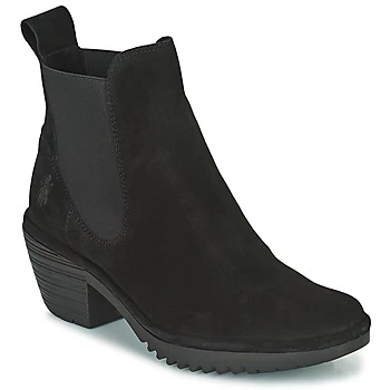 Image of Fly London WASP womens Low Ankle Boots in Black