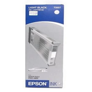 Image of Epson T5657 Light Black Ink Cartridge