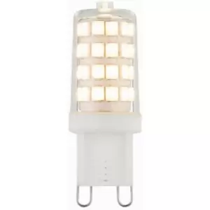 Image of Loops - 3.5W LED G9 Light Bulb Clear Warm White 3000K 400 Lumen Mini Small Indoor Lamp