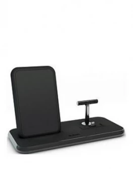 Image of Zens Zens Aluminium Dual Wireless Charger + Dock 10W Black