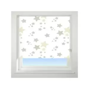 Image of Universal - Twinkle Twinkle Patterned Thermal Blackout Roller Blind, Neutral, W60cm