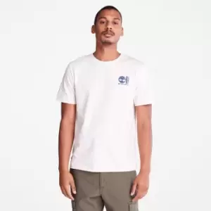 Image of Timberland Photographic T-Shirt For Men In White, Size S