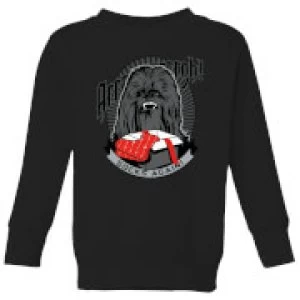Image of Star Wars Chewbacca Arrrrgh Socks Again Kids Christmas Sweatshirt - Black - 7-8 Years