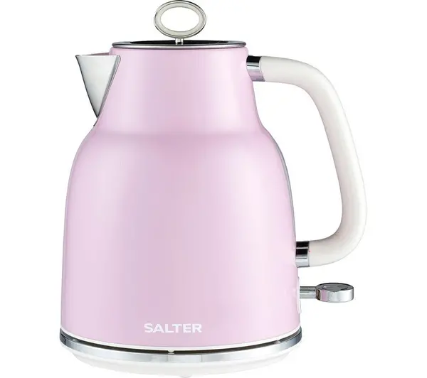 Image of SALTER Retro EK5737PNK Jug Kettle - Pink 5054061503432