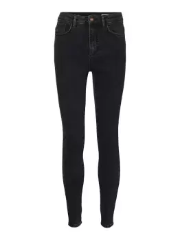 Image of VERO MODA Vmsophia High Waist Skinny Fit Jeans Women Grey