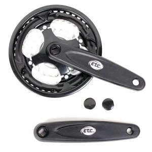 Image of ETC Chainset Alloy/Steel 24/34/42 Teeth 152mm With Guard