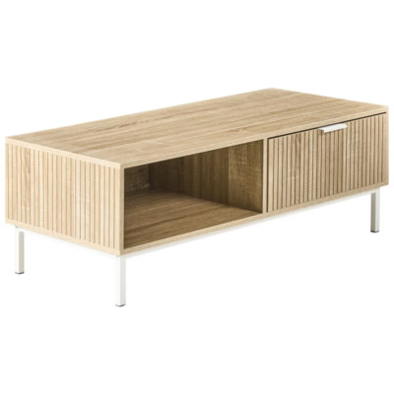 Image of Beliani Coffee Table Royalla Light Brown
