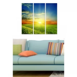 Image of MDF49890334 Multicolor Decorative MDF Painting (3 Pieces)