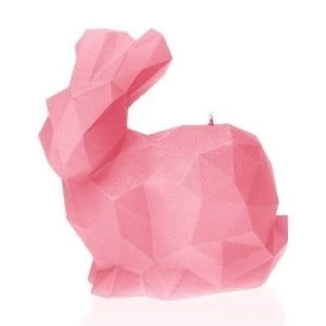 Image of Pink High Glossy Large Rabbit Candle