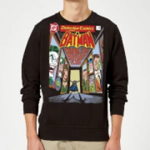 Image of Batman The Dark Knight's Rogues Gallery Cover Sweatshirt - Black - 5XL