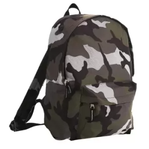 Image of SOLS Rider Backpack / Rucksack Bag (ONE) (Camouflage)