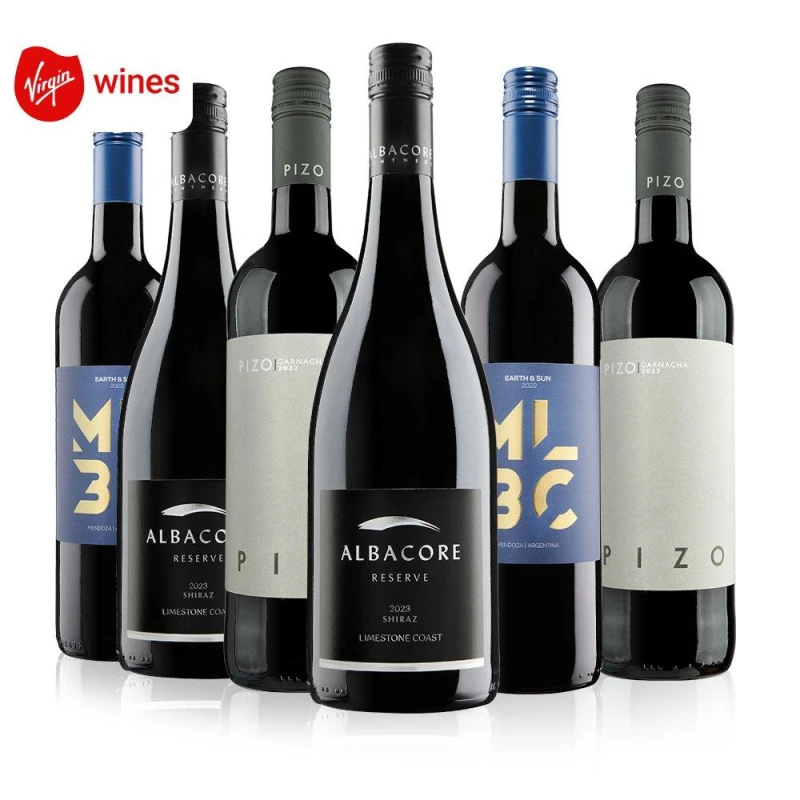 Image of Virgin Wines Must Have 6 Bottle Red Case Red unisex 6
