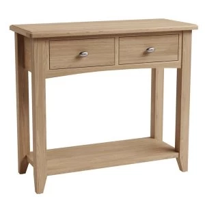 Image of Golston Light Oak Console Table