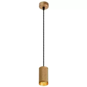 Image of Luminosa Lighting - 1 Light 11cm Ceiling Pendant Light GU10, Champagne Gold