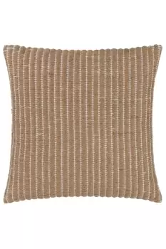 Image of Weave Stripe Woven Polyester Filled Cushion