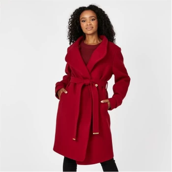 Image of Biba BIBA Billie Belted Coat - Red