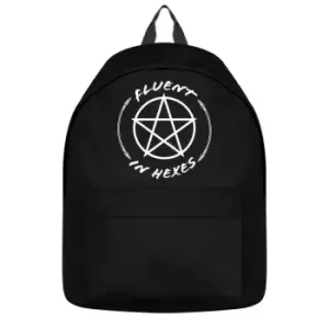 Image of Grindstore Fluent In Hexes Backpack (One Size) (Black/White)