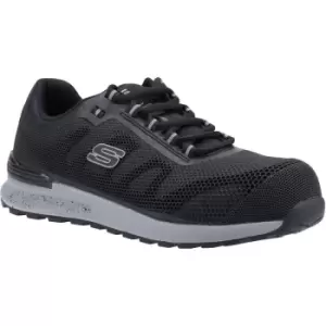Image of Skechers Mens Bulklin Bragoo Safety Trainers (7 UK) (Black) - Black