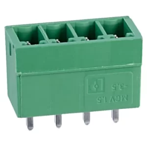 Image of Phoenix Contact 1843622 MCV 1,5/ 4-G-3,5 4 Way Terminal Block Head...