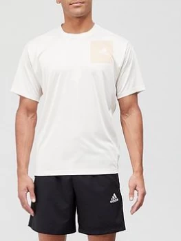 Image of adidas Yoga T-Shirt - White, Size 2XL, Men