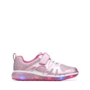 Image of Clarks Spark Trainers - Pink